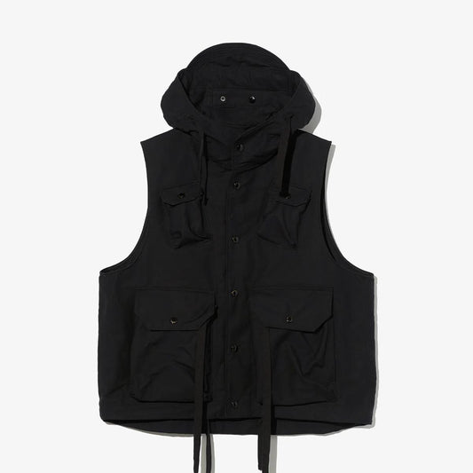 FIELD VEST - COTTON DOUBLE CLOTH