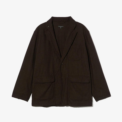 LOITER JACKET - POLY WOOL HEAVY FLANNEL