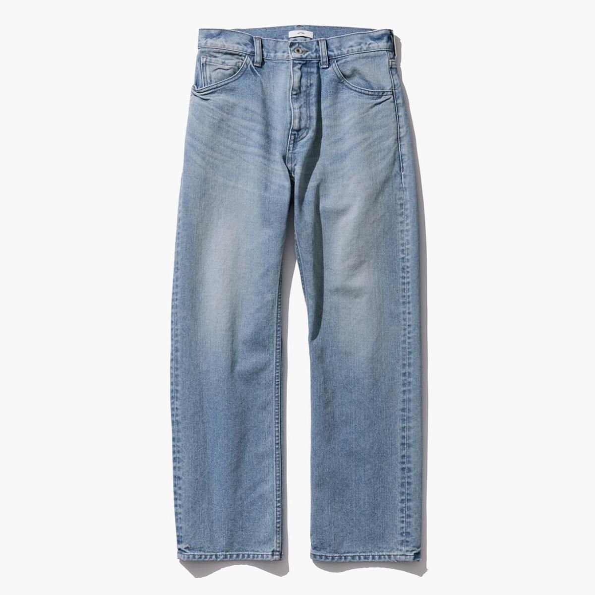 DENIM STRAIGHT PANTS