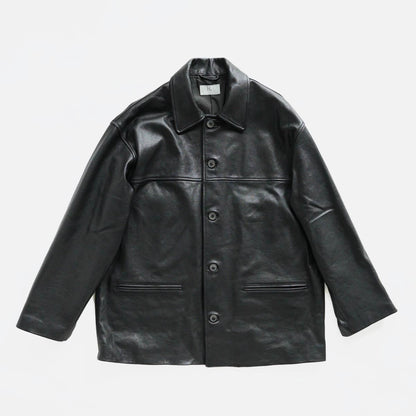LAMB LEATHER CAR JACKET