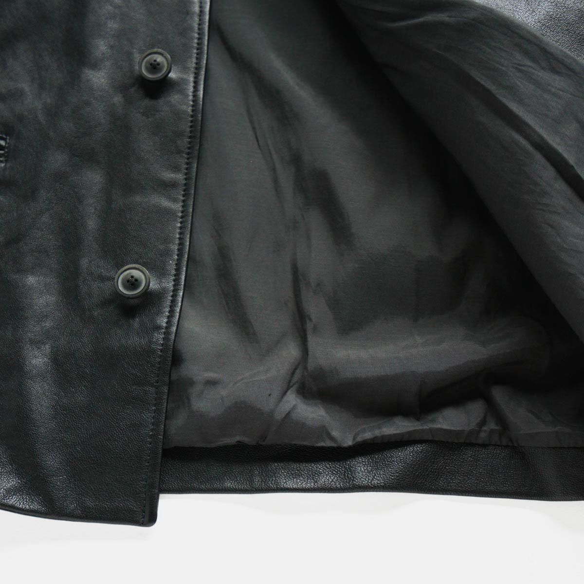 LAMB LEATHER CAR JACKET