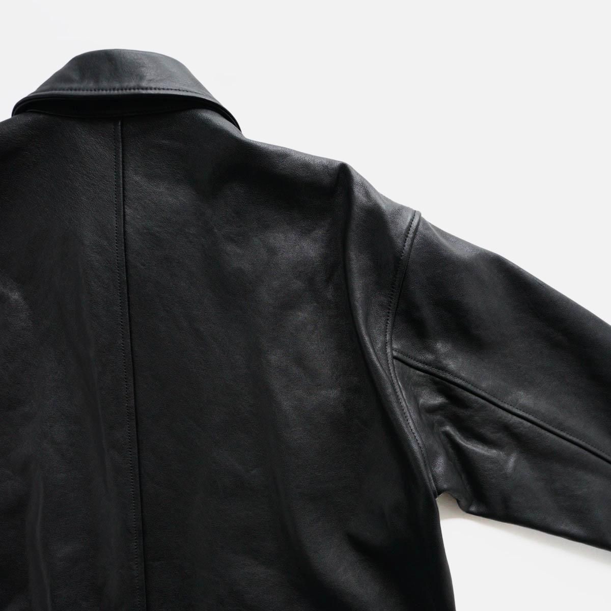 LAMB LEATHER CAR JACKET