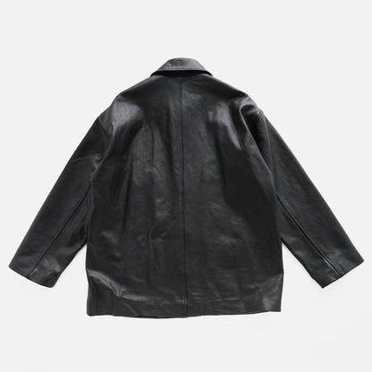 LAMB LEATHER CAR JACKET