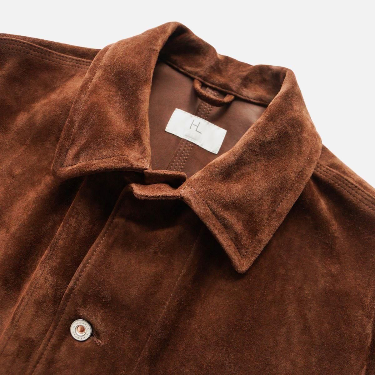 LAMB SUEDE RAILROAD CHORE JACKET