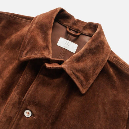 LAMB SUEDE RAILROAD CHORE JACKET