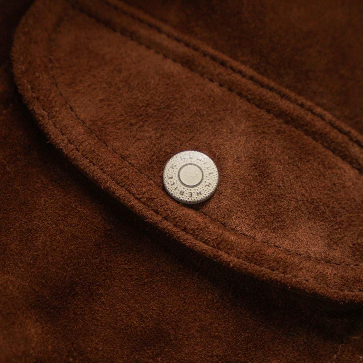 LAMB SUEDE RAILROAD CHORE JACKET