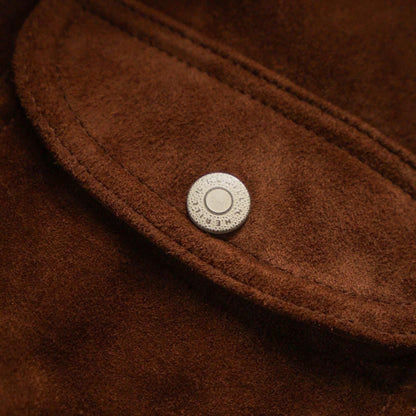 LAMB SUEDE RAILROAD CHORE JACKET
