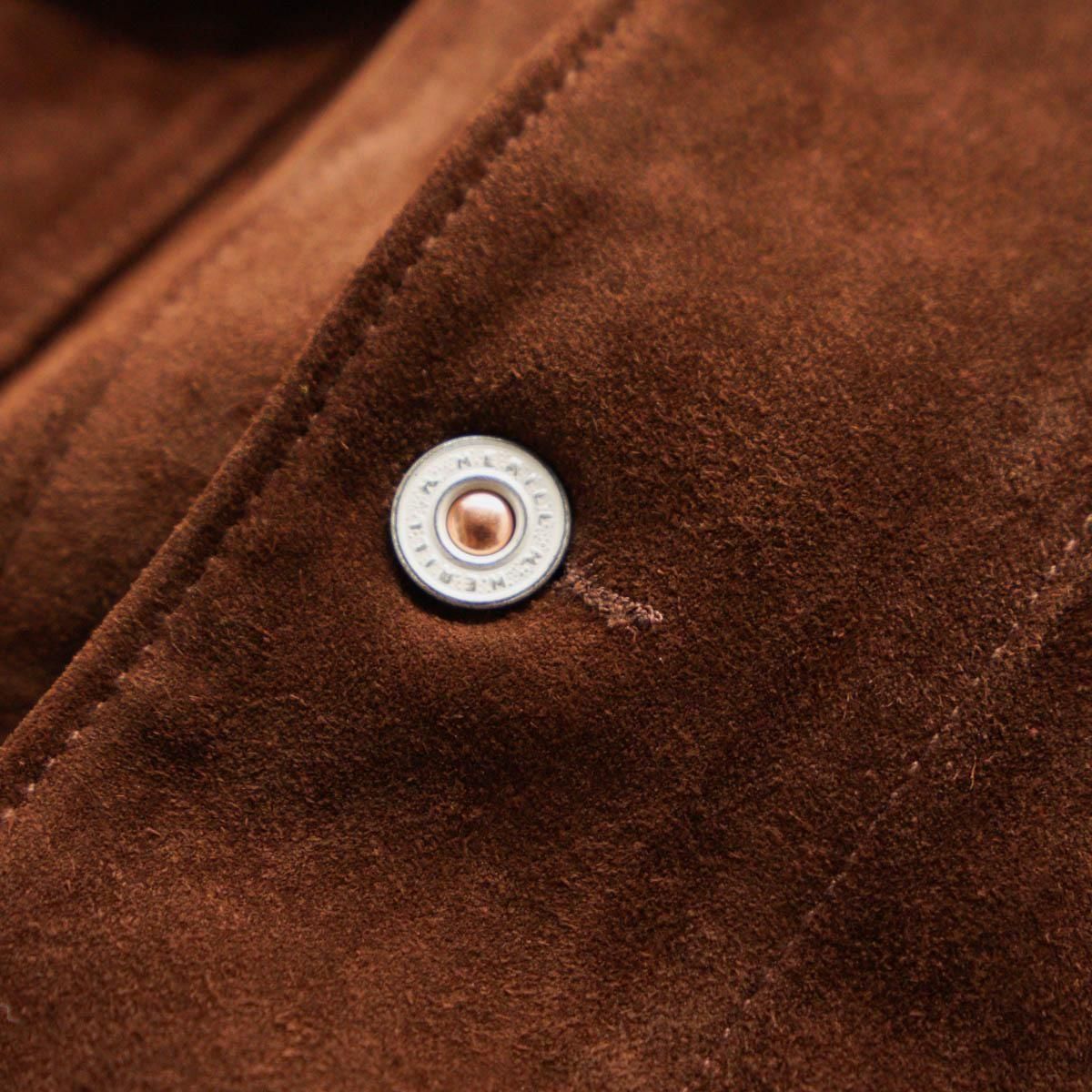 LAMB SUEDE RAILROAD CHORE JACKET