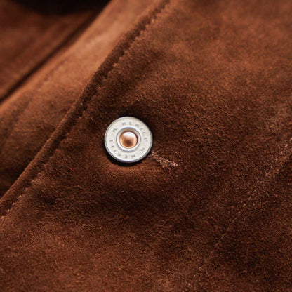 LAMB SUEDE RAILROAD CHORE JACKET