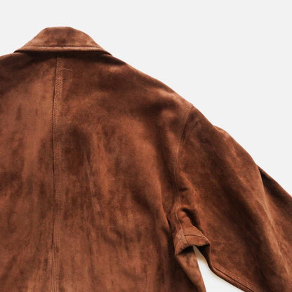 LAMB SUEDE RAILROAD CHORE JACKET