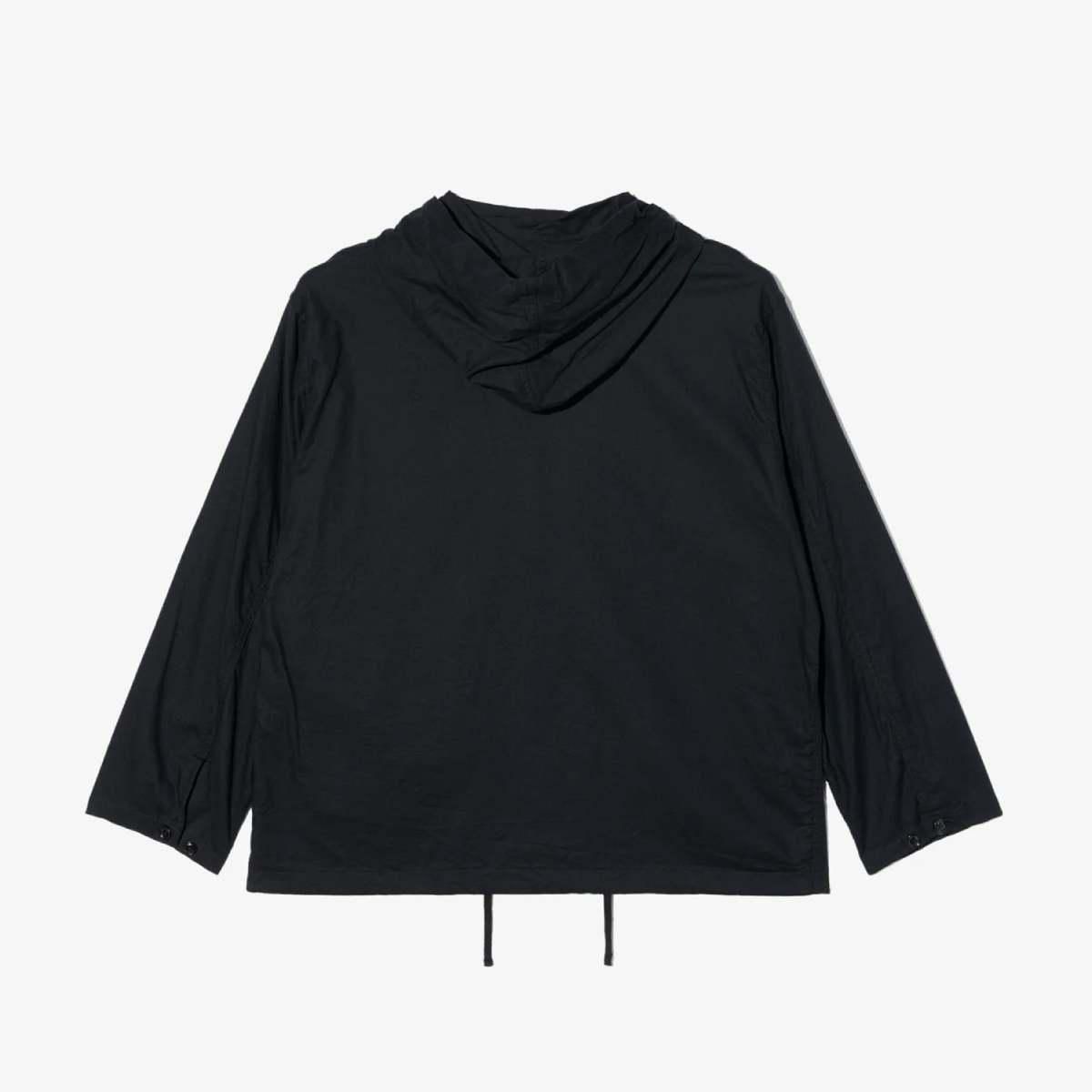 ZIP HOODED SHIRT - COTTON BRUSHED TWILL