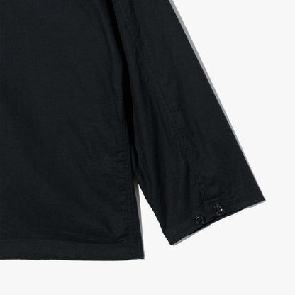 ZIP HOODED SHIRT - COTTON BRUSHED TWILL