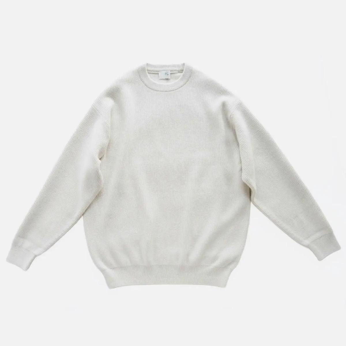 GOLDEN SEA ISLAND RIB STITCH SWEATER