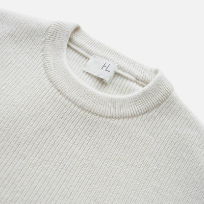 GOLDEN SEA ISLAND RIB STITCH SWEATER