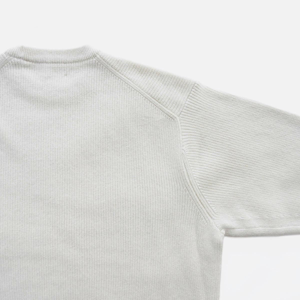GOLDEN SEA ISLAND RIB STITCH SWEATER