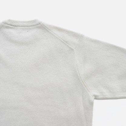 GOLDEN SEA ISLAND RIB STITCH SWEATER