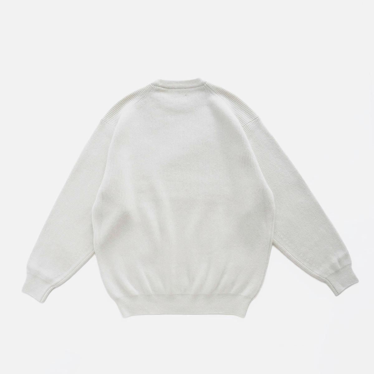 GOLDEN SEA ISLAND RIB STITCH SWEATER