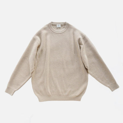 GOLDEN SEA ISLAND RIB STITCH SWEATER