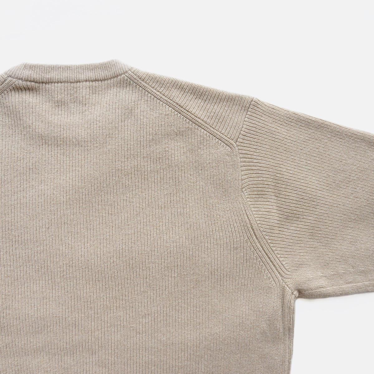 GOLDEN SEA ISLAND RIB STITCH SWEATER