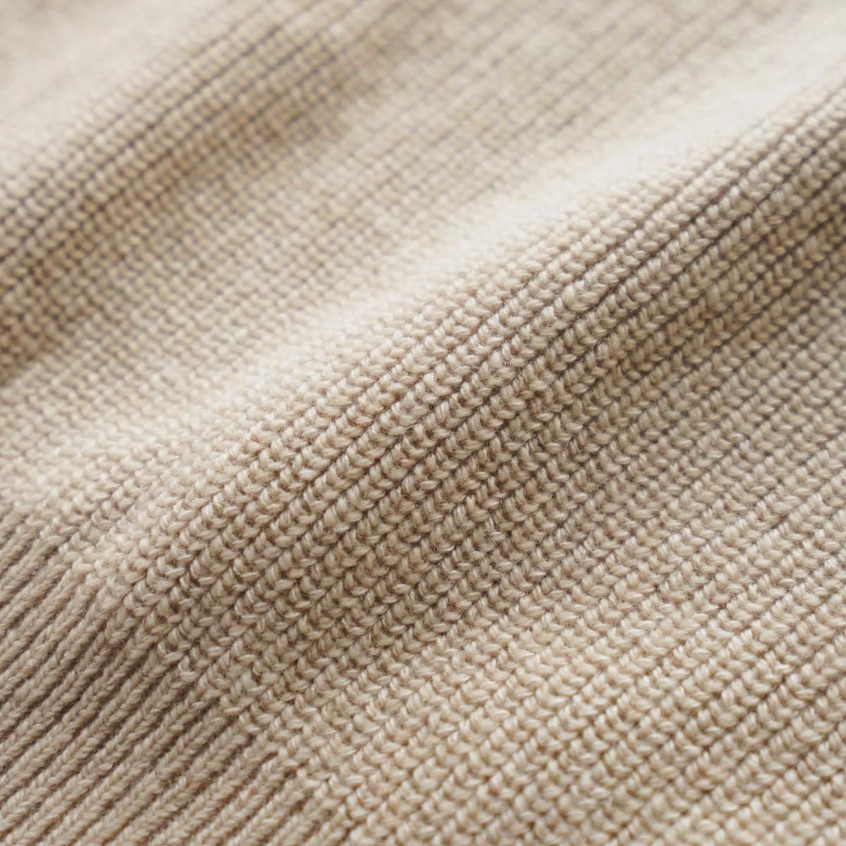 GOLDEN SEA ISLAND RIB STITCH SWEATER