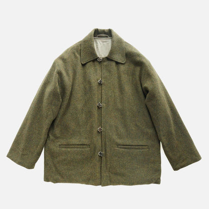 HERRINGBONE DUFFLE JACKET