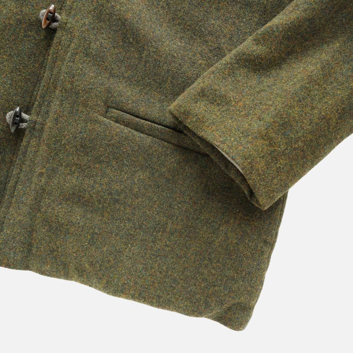 HERRINGBONE DUFFLE JACKET