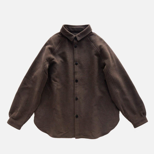 Wool Silk Camel Shirt
