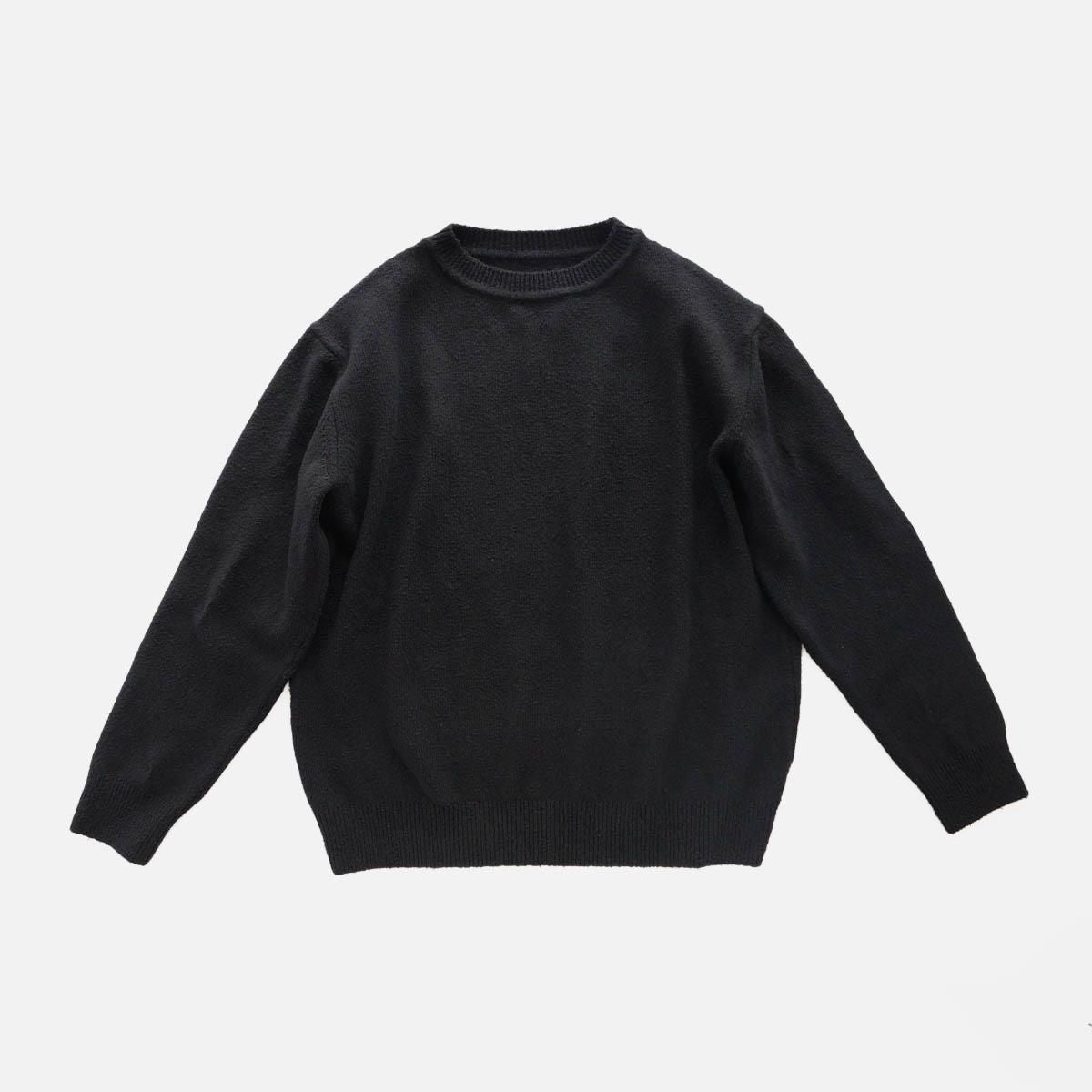 Silk slub yarn sweater