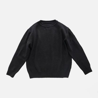 Silk slub yarn sweater
