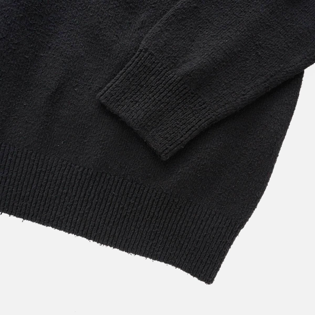 Silk slub yarn sweater