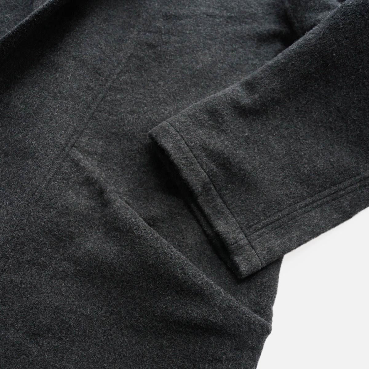 Wool Silk Camel Hanten Long Coat (with belt)