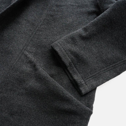 Wool Silk Camel Hanten Long Coat (with belt)